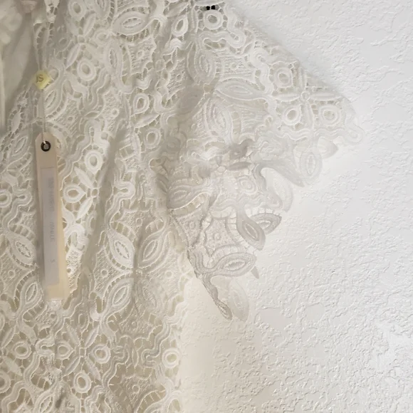 boho maxi dress lace Zapakasa Women White Lace Off The Shoulder Boho Maxi Dress with Sash Long  Sleeves Two Piece Bridal Shower Dress main image 0